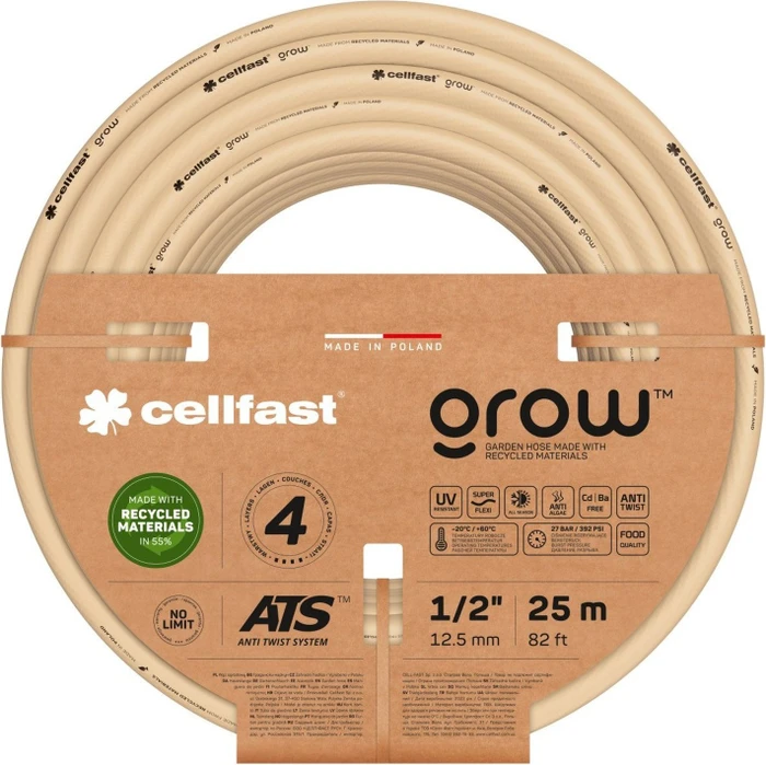 Cellfast Grow Gartenschlauch 1/2", 25m