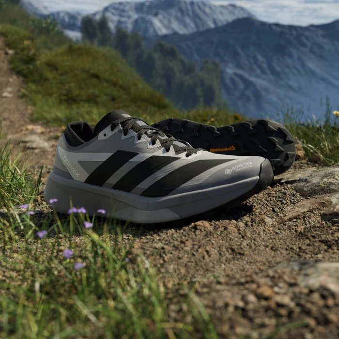 adidas Terrex Agravic GTX 2 grey three/core black/semi impact orange (Herren)