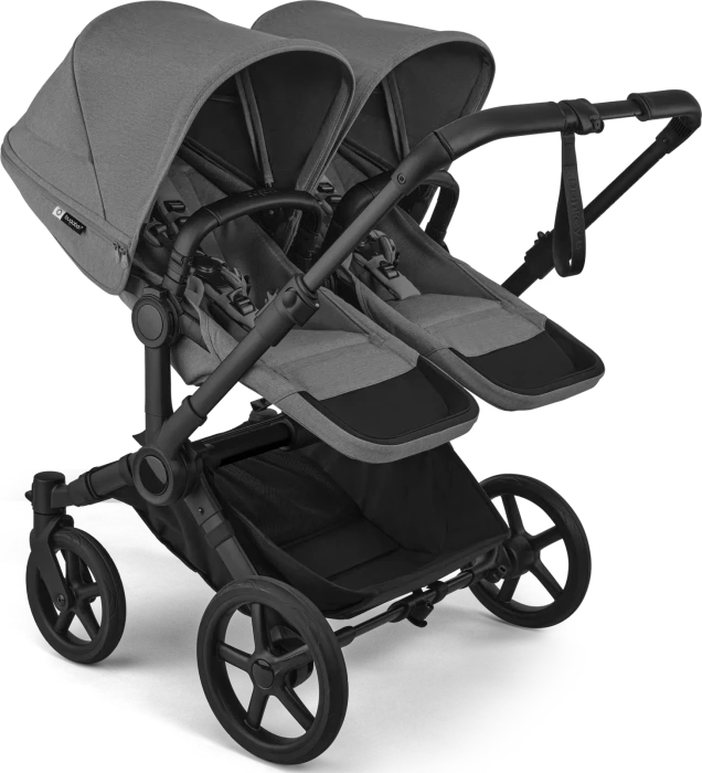 Bugaboo Donkey 6 Twin Gestell schwarz moon grey