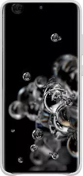 Samsung Leather Cover für Galaxy S20 Ultra light gray