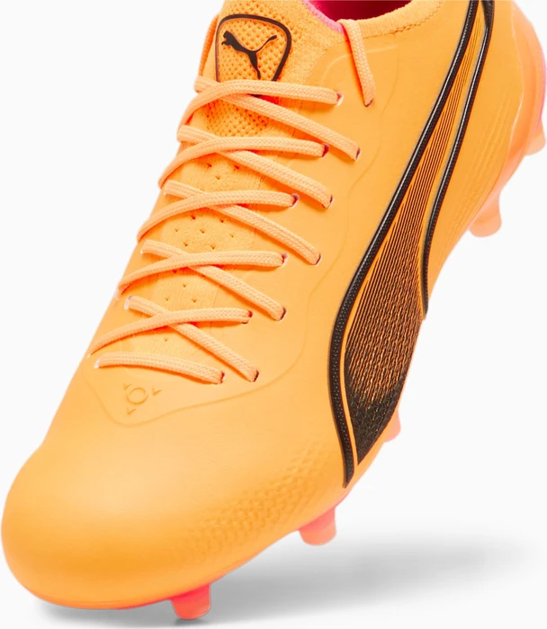 Puma King Ultimate FG/AG sun stream/puma black/sunset glow (Damen)