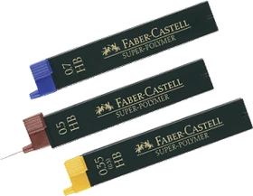 Faber-Castell Super-Polymer Druckbleistiftmine 2B 0.5mm graphit