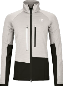 Ortovox Fleece Rib Funktionsjacke white tea (Damen)