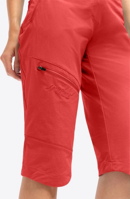 Maier Sports Inara Slim Capri Vario Hose 3/4 red orcher (Damen)