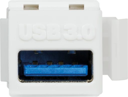 LogiLink Keystone Modul USB-A 3.0 Buchse via USB-A 3.0 Buchse, weiß