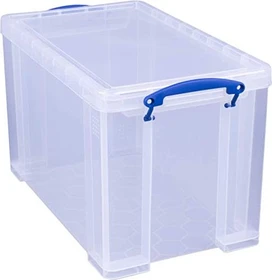 Really Useful Box 3 Liter – Transparente Aufbewahrungsbox Mit Deckel, Stapelbar