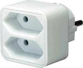 Brennenstuhl Adapterstecker Euro 2, 2-fach