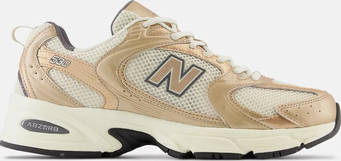 New Balance 530 turtledove/gold metallic/magnet