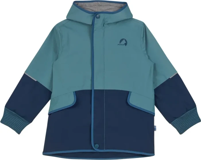 Finkid Moska Funktionsjacke smoke blue/real teal (Junior)