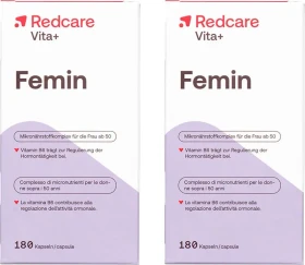 Redcare Vita+ Femin Kapseln, 360 Stück (2x 180 Stück)