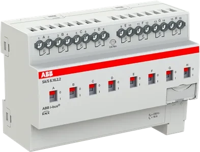 ABB SA/S8.16.2.2 Schaltaktor 8-fach, 230V, 16A, 8TE REG, Schaltaktor