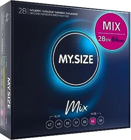 My.Size 64mm Mix Kondom-Set, 28 Stück