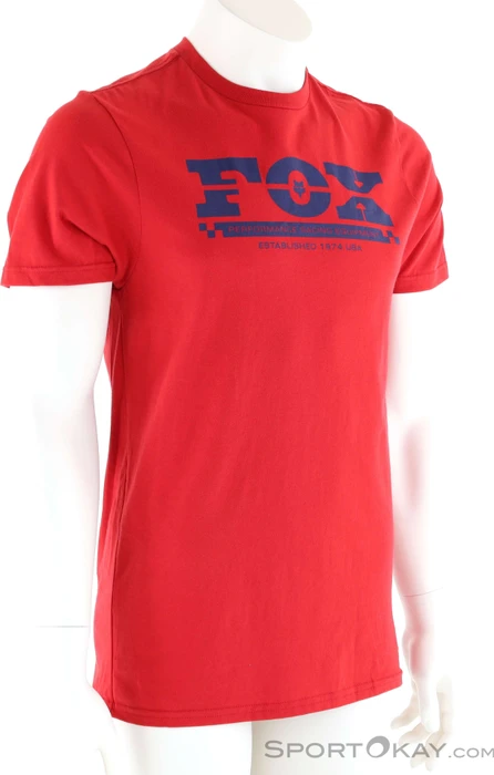 Fox Racing National Premium T-Shirt kurzarm cardinal red (Herren)