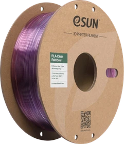 eSUN PLA Clear, purple red, Spule, 1.00kg