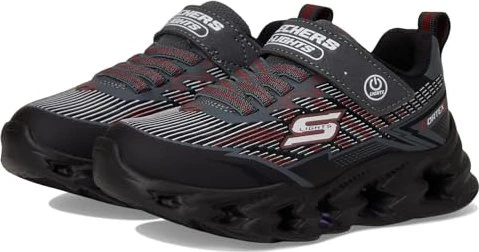 Skechers S-Lights Vortex 2.0 Veltrox schwarz/grau (Junior)
