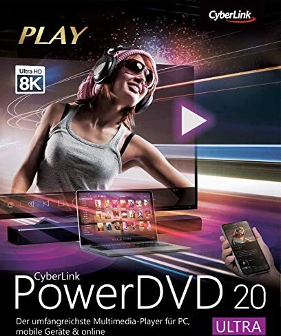 CyberLink PowerDVD 20.0 Ultra, ESD (deutsch) (PC)