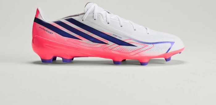 adidas F50 Hyperfast League FG cloud white/solar purple/solar turbo