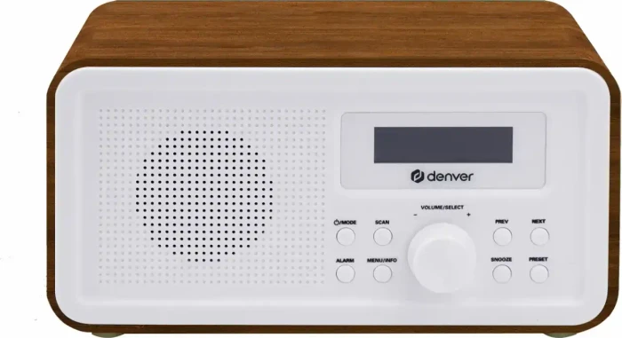 Denver DAB-30 weiß/dunkelbraun