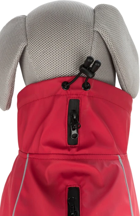 Trixie Vimy Regenmantel für Hunde, rot, 40cm