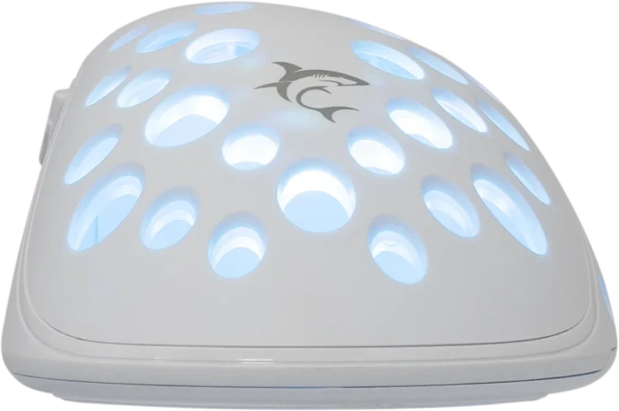 White Shark Azrael White Gaming Mouse, weiß, USB