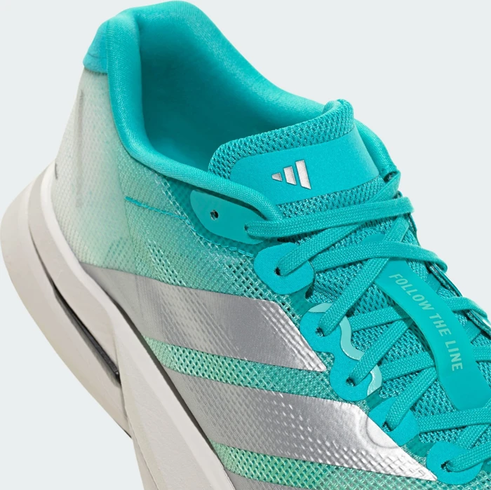 adidas Adizero Boston 13 hi-res aqua/matte silver/grey one (Damen)
