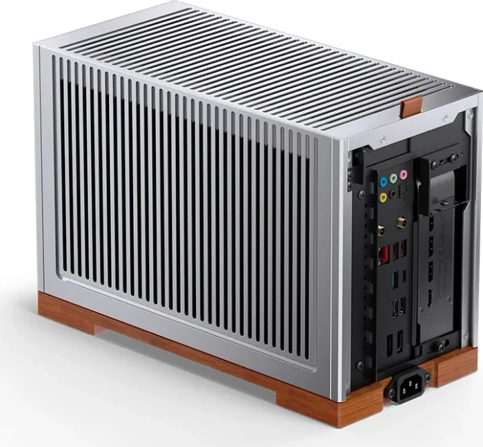 Jonsbo T9 Black, silber/braun, PCIe 5.0 Edition, Mini-ITX