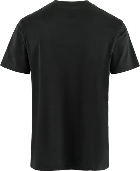 Fjällräven Multicolor Logo Funktionsshirt kurzarm schwarz (Herren)