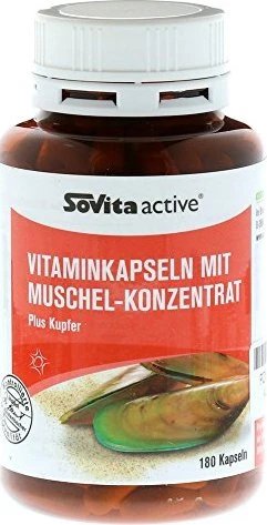 Allpharm Grünlipp Muschelkonzentrat Kapseln, 180 Stück