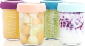 Babymoov Babybols Glas Nahrungsaufbewahrung-Set, 4-tlg.