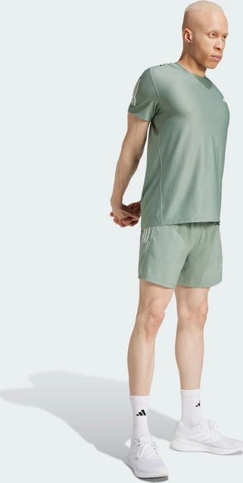 adidas Own The Run Laufhose kurz silver green (Herren)