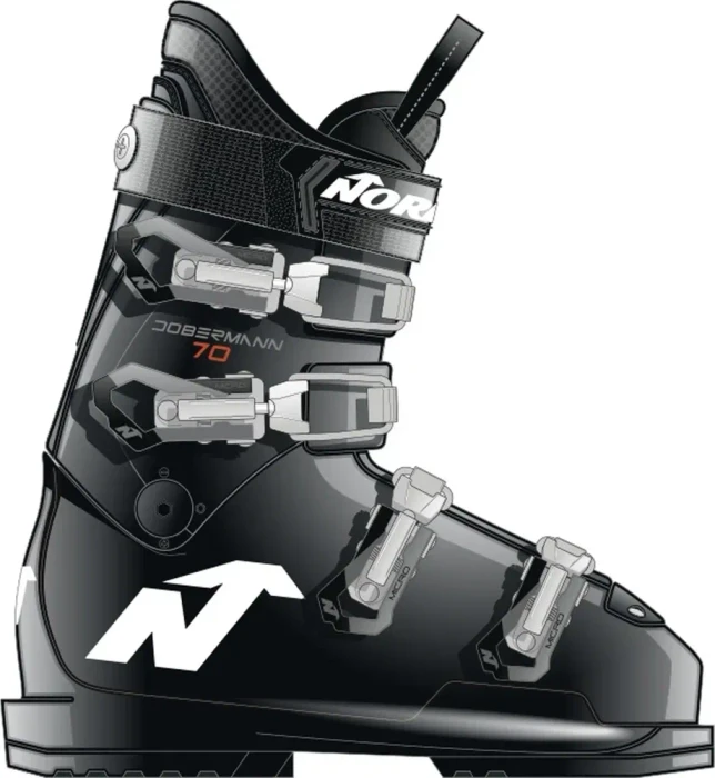Nordica Dobermann 70 schwarz (Junior) (Modell 2025/2026)