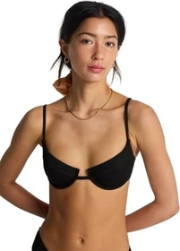 Billabong Sol Searcher Leah Underwire Bikini-Oberteil black pebble (Damen)