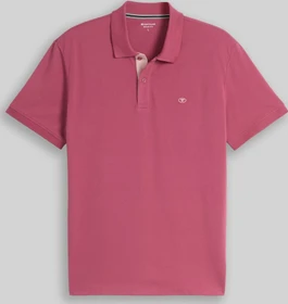 Tom Tailor Piqué Poloshirt kurzarm rosa (Herren)