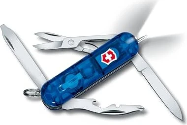 Victorinox Midnite Manager Taschenmesser blau transparent