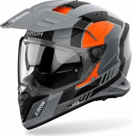 Airoh Bandit Horn matt grau/orange/schwarz