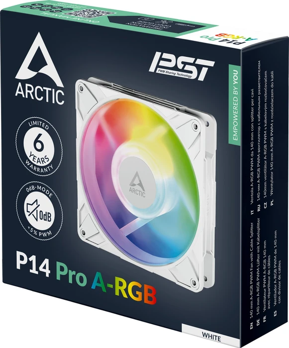 ARCTIC P14 Pro A-RGB, weiß, 140mm, 3er-Pack