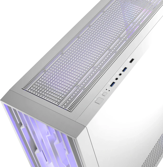 Modecom Volcano Perun Apex ARGB 3F White, Glasfenster