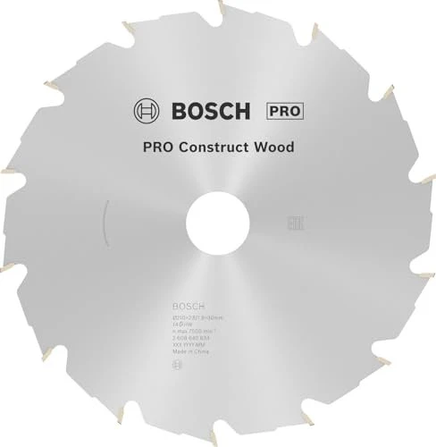 Bosch Professional PRO Construct Wood Kreissägeblatt 14Z, 210x2.8x30mm, 1 Stück