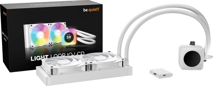 be quiet! Light Loop IO LCD 240mm, weiß