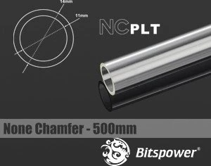 Bitspower HardTube PETG Rohr, 50cm, 14/11mm, klar (BP-NCPLT14-L500)