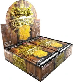 Konami Yu-Gi-Oh Quarter Century Stampede Booster Display