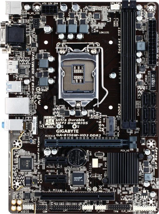 GIGABYTE GA-B150M-HD3 DDR3 (Intel 1151)