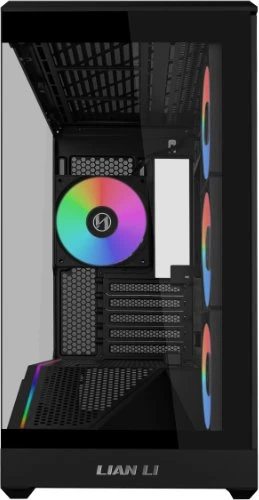 Lian Li Vector V100 Mini, schwarz, inkl. Lüfter, Glasfenster