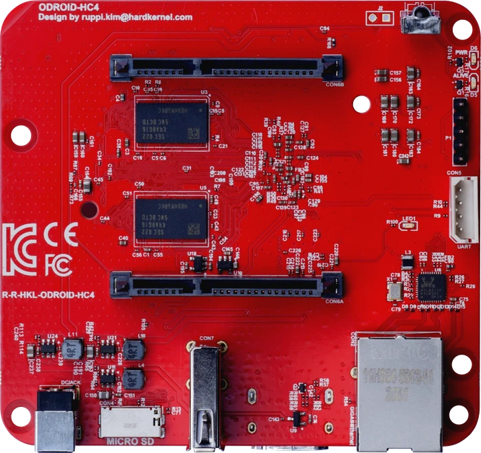 Hardkernel ODROID HC4 SBC Dockingstation, USB-A 2.0/Gb LAN