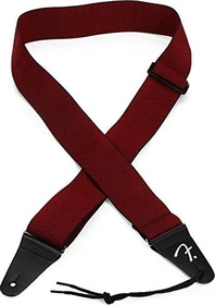 Fender WeighLess Tweed Strap Red