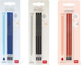 Parker löschbare Gelroller Ersatzmine Gel-Mine 0.7mm Azurblau, 3er-Pack