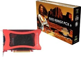 Gainward BLISS GeForce 8500 GT Golden Sample, 256MB DDR3, VGA, DVI, S-Video