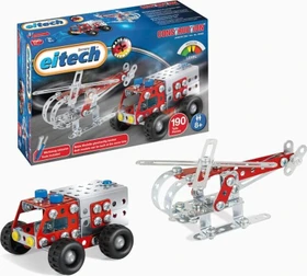 eitech Feuerwehr Set - Helikopter & Löschwagen