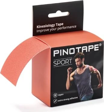 Pinotape Sport Kinesiology Tape Rolle 5cm x 5m coral