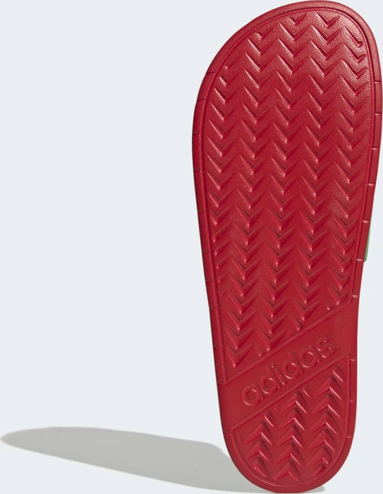 adidas TND Adilette vivid green/cloud white/scarlet
